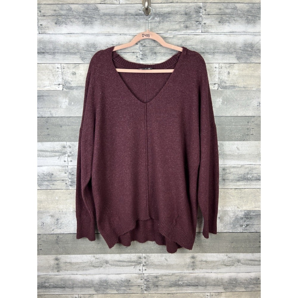 Express Women's Large V Neck Long Sleeve Sweater